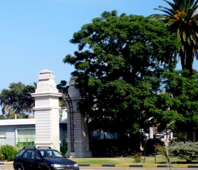 Entrada del portones en color